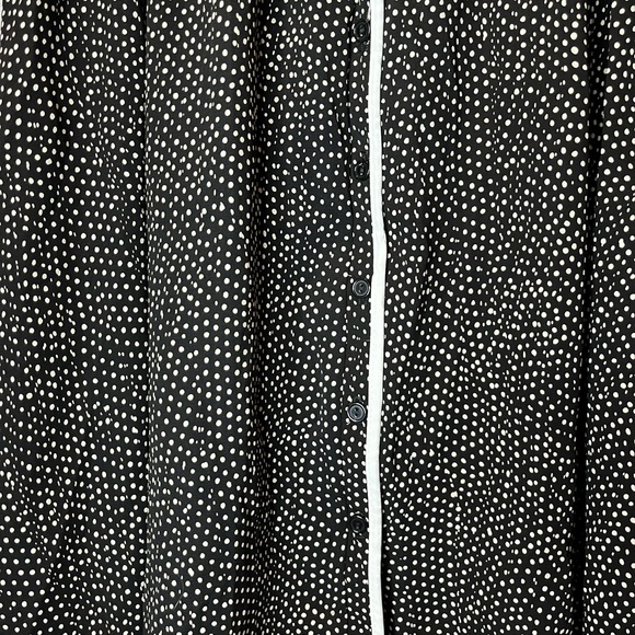 ModCloth Jessy B black and white polka dot skirt - Picture 3 of 6